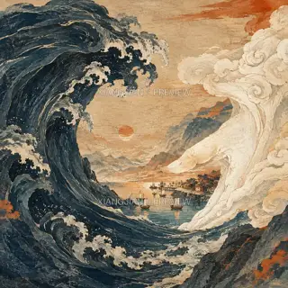 Between Cloud and Water