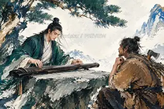 Meeting through a Melody · Illustration Image