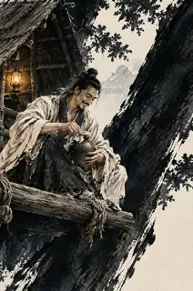 Untying the Wine Jug · Illustration Image