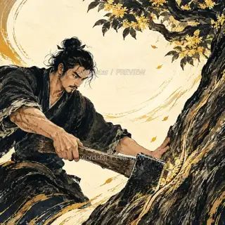 Grain Growing Together · Illustration Image