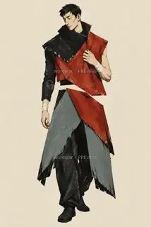 Mountain Folding Walker, Woodcut Offset Layers · Illustration Image
