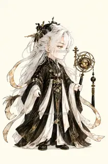 Dream Weaver of Mountains and Seas, promo page original character, chibi form · Illustration Image