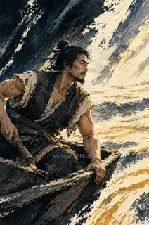 People on the Far Bank · Illustration Image
