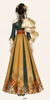 Ginkgo Branch Bearer · Autumn Rite Preserving the Year · Back · Illustration Image