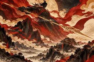 Spear Above the Clouds · Illustration AI Image