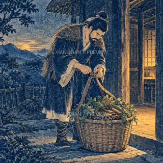 The Returning Basket · Illustration AI Image