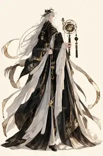 Shanhai Dreamweaver, original promotional page character, transparent key visual · Illustration Image