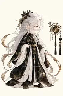 Dream Weaver of Mountains and Seas, promo page original character, chibi form · Illustration Image