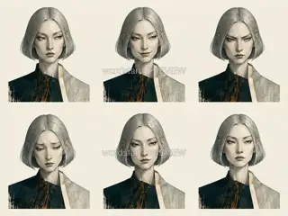 Lady of Mist Domain, Mirror Without Shore, Expression · Illustration Image