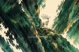 The Moss Ravine · Illustration Image