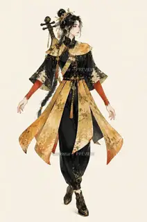 Yaoguang Musician, Singing to Summon the Day, main key visual · Illustration Image