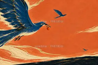 Three Birds Westward · Illustration Image