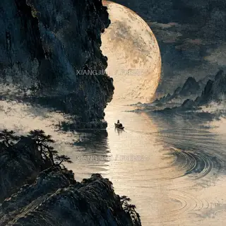 Through the Moon’s Reflection