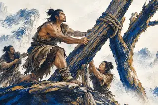 The Beam Settles · Illustration Image