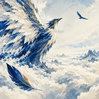 Riding the Long Wind · Illustration Image