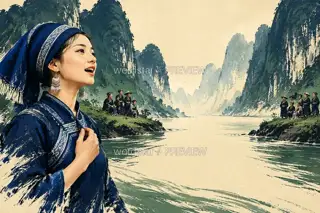 Song Across Two Banks · Illustration Image