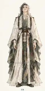 Shanlan Cangzhu, original promotional page character, front · Illustration Image