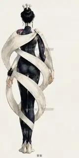 Night-Mending Weaver · Star Bone Woven Robe · Back · Illustration Image
