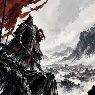 Listening After Battle · Illustration Image