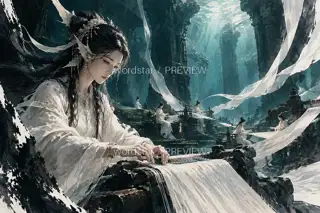 Within the Weaving Palace · Illustration Image