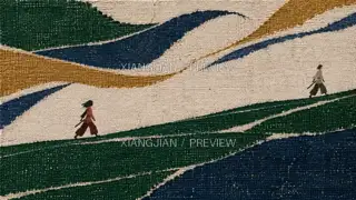 Fabric Wind Field · Paper Art AI Image