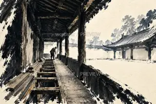 Sky beyond the Corridor · Illustration Image