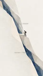 Wind passes through the crease · Illustration Image