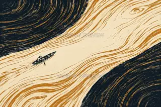Grain Toward the Sea · Printmaking Image
