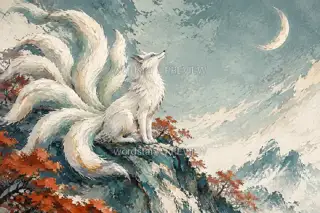 Moon over Qingqiu · Illustration Image