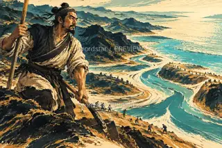 Water Reaches the Sea · Illustration Image