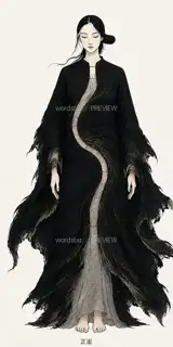Night-Mending Weaver - Night-Seam Blank Space - Front · Illustration Image