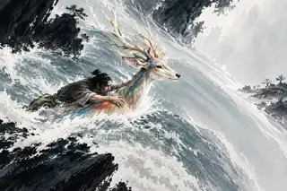 Rescue in the River · Illustration Image