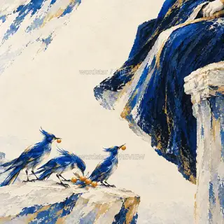Before the Queen Mother · Illustration Image