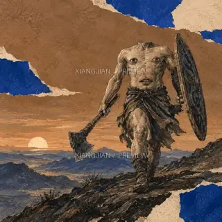 The Dance Continues · Paper Art AI Image