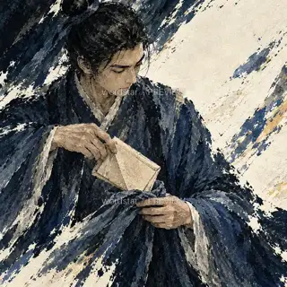 The Letter in the Sleeve · Illustration Image