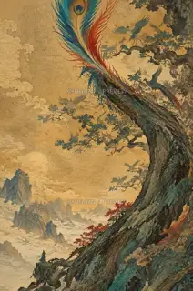 Feathers Above the Tree