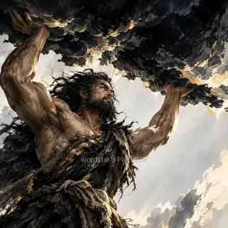 Shoulders Holding the Worlds · Illustration Image