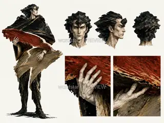 Mountain Folding Walker, Offset Layers Mountain Spirit, Divine Components · Illustration Image