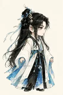 Yuexi Wanderer · original promotional page character · chibi avatar · Illustration Image
