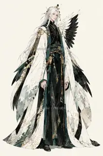 Crane Shadow Spring Herald Promotional Character Art · Illustration Image