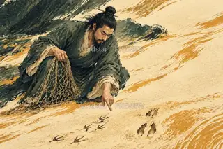 Reading Creature Tracks · Illustration Image
