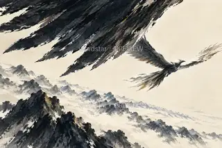 Peaks below the Wing · Illustration Image