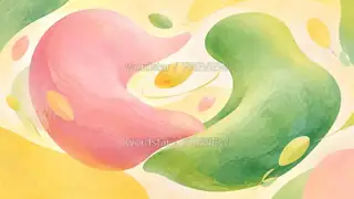 41 · Organic biomorphic form · Painting Image