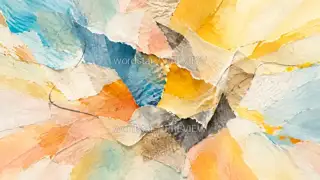 43 · Abstract Expressionist Collage · Painting Image