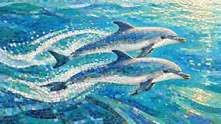55 · Mosaic · Painting Image