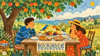 60 · Naive folk painting · Painting Image