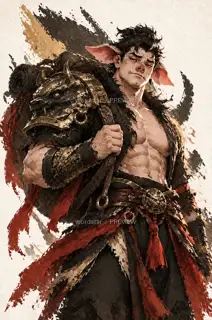 Bajie Fastens His Pack · Illustration Image