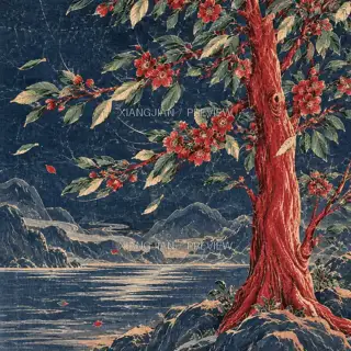 Wind in the Branch · Illustration AI Image