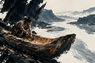 One Timber Toward the Sea · Illustration Image