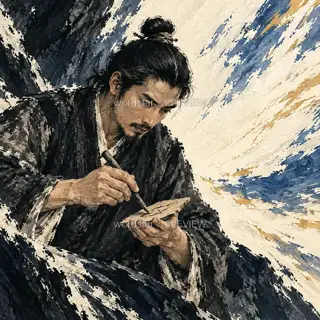 Trying a Mark · Illustration Image